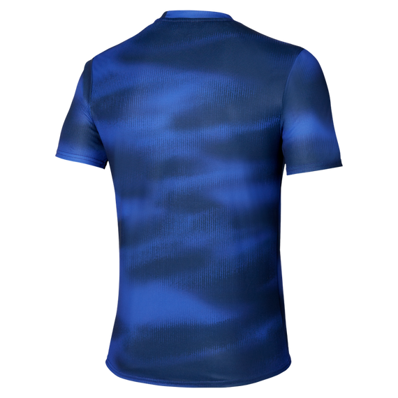 Koszulka do biegania MIZUNO CORE Graphic  T-Shirt Reflexblue 