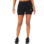 Spodenki damskie Asics ROAD 2-N-1 3.5IN SHORT Performance Black