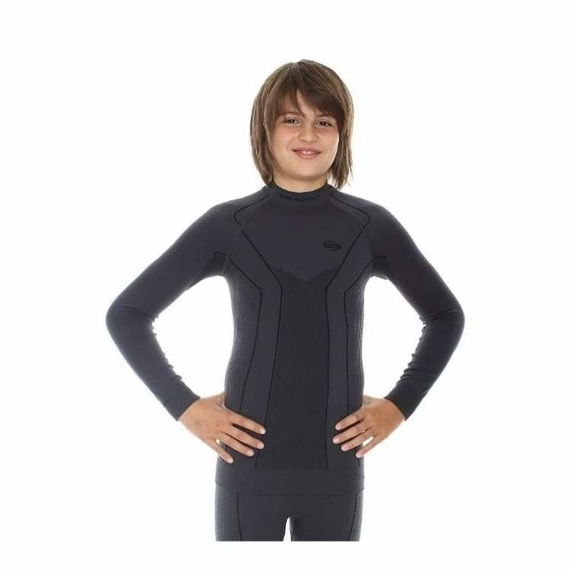 Koszulka termoaktywna chłopięca Brubeck THERMO LS11500 Navy