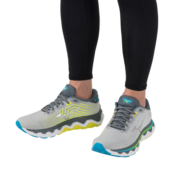 Buty do biegania Mizuno Wave HORIZON 6 PBLUE/SILVER/BOLT2NEON