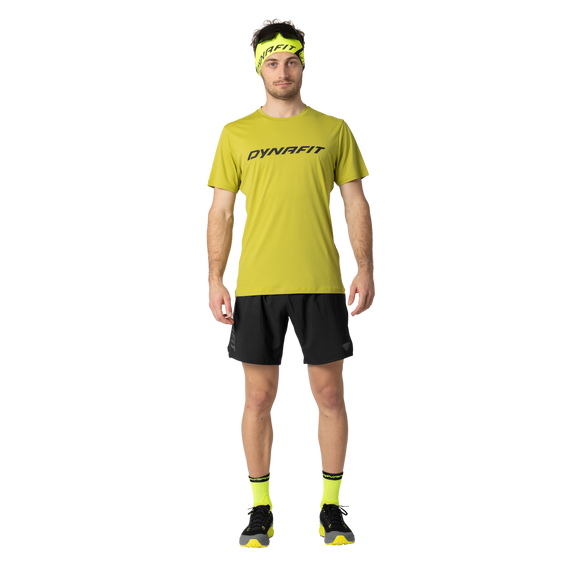 Koszulka do biegania DYNAFIT TRAVERSE T-Shirt M Golden Lime