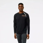 Koszulka do biegania New Balance TOP ACCELERATE PACER LONG SLEEVE - MT31242BK