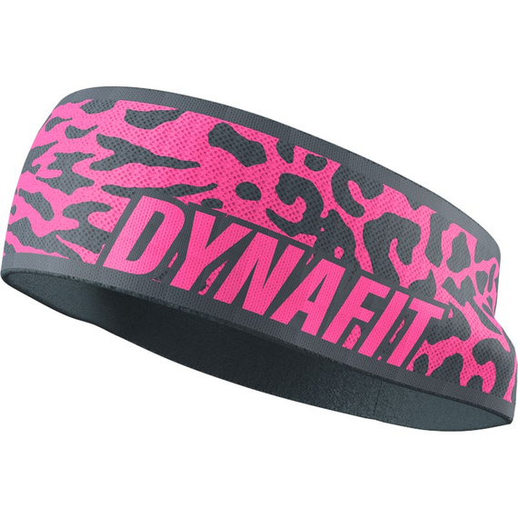 Opaska sportowa na głowę DYNAFIT Graphic Headband cheeky pink