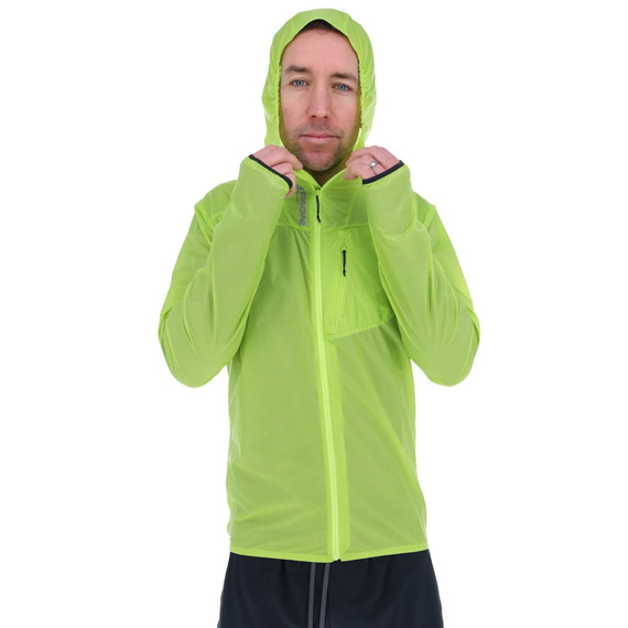 Kurtka do biegania INOV8 WINDSHELL green