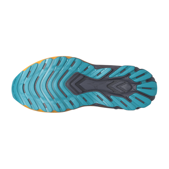 Buty do biegania Mizuno Wave SKYRISE 6 Odyssey Gray/Icelandic Blue/Citrus