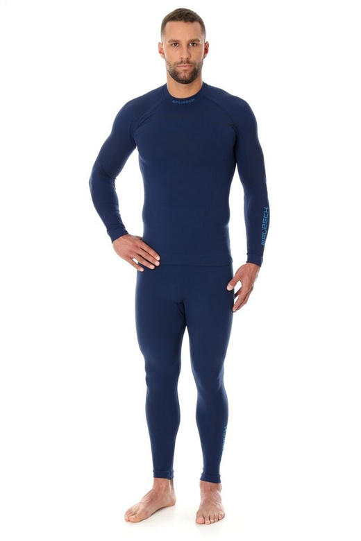 Koszulka termoaktywna Brubeck THERMO LS13040 Granatowa