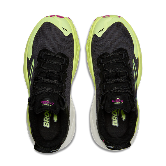 Buty do biegania trailowe damskie Brooks CALDERA 8 Grey/Black/Lime