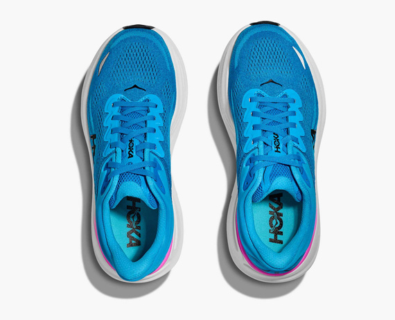 Buty do biegania damskie HOKA BONDI 9 Skyward Blue/Neon Fuchsia