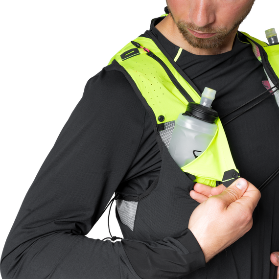 Plecak do biegania DYNAFIT DNA 8 Vest Fluo Yellow/Black Out