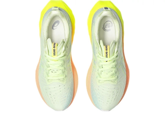 Buty do biegania damskie Asics NOVABLAST™ 4 W PARIS Cool Matcha/Safety Yellow