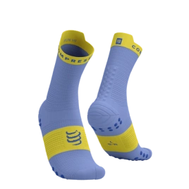 Skarpety COMPRESSPORT ProRacing Socks V4 Run High Jacaranda/Maize