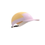 Czapka do biegania COMPRESSPORT 5 PANEL LIGHT CAP Buff Orange/Roseate