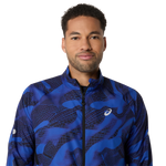Kurtka do biegania Asics ROAD LITE-SHOW PACKABLE JACKET Performance Black/Dark Cobalt