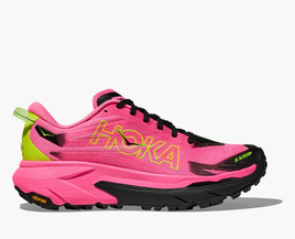 Buty do biegania damskie trailowe HOKA Mafate 5 Neon Rose/Black