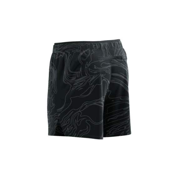 Spodenki do biegania COMPRESSPORT PERFORMANCE SHORT AURORA Black/Aaurora