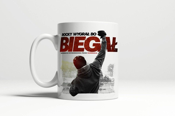 Kubek "Rocky też biegał"