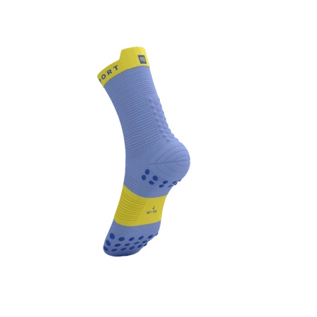 Skarpety COMPRESSPORT ProRacing Socks V4 Run High Jacaranda/Maize