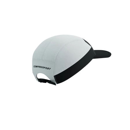 Czapka do biegania COMPRESSPORT 5 PANEL LIGHT CAP White/Black
