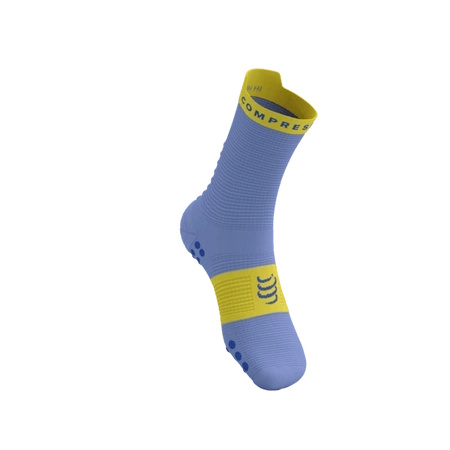 Skarpety COMPRESSPORT ProRacing Socks V4 Run High Jacaranda/Maize