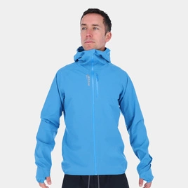 Kurtka do biegania wodoodporna INOV8 Stormshell Blue
