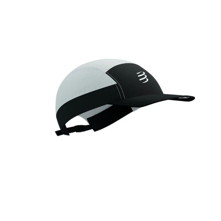 Czapka do biegania COMPRESSPORT 5 PANEL LIGHT CAP White/Black