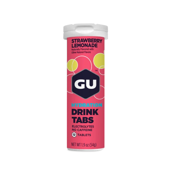 GU Hydration Tabs - smak: Lemoniada truskawkowa