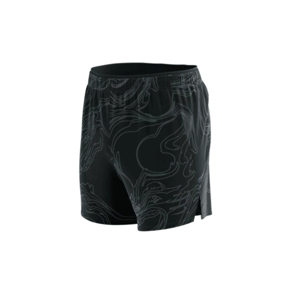 Spodenki do biegania COMPRESSPORT PERFORMANCE SHORT AURORA Black/Aaurora