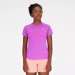 Koszulka do biegania damska New Balance TOP IMPACT RUN SHORT SLEEVE WT21262OOR