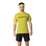 Koszulka do biegania DYNAFIT TRAVERSE T-Shirt M Golden Lime