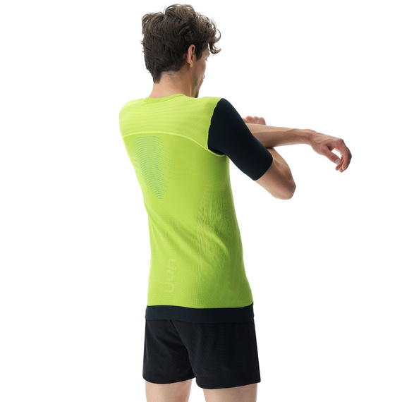 Koszulka UYN MAN RUNNING PB42 OW SHIRT SH_SL Sulphur Spring/Black