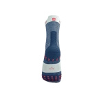 Skarpety COMPRESSPORT ProRacing Socks V4 Run High Blues/Sugar
