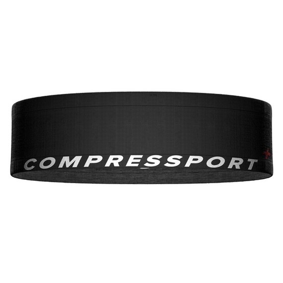 Pas na biodra z kieszeniami COMPRESSPORT Free Belt Black