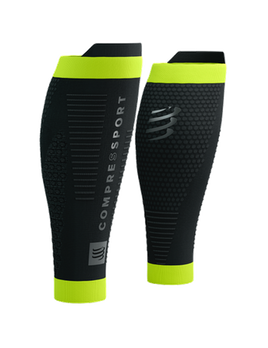 Opaski kompresyjne Compressport R2 3.0 FLASH Black/Fluo Yellow