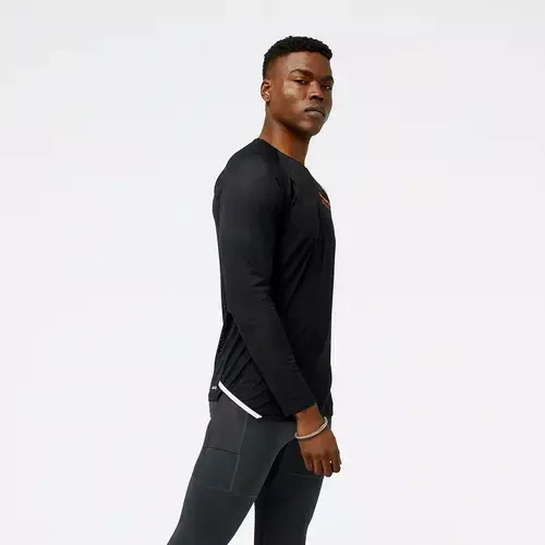 Koszulka do biegania New Balance TOP ACCELERATE PACER LONG SLEEVE - MT31242BK