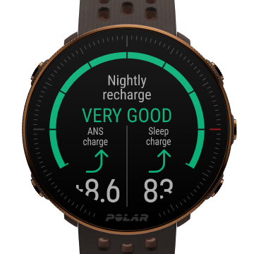 Zegarek treningowy z GPS POLAR VANTAGE M2 czarno-szary