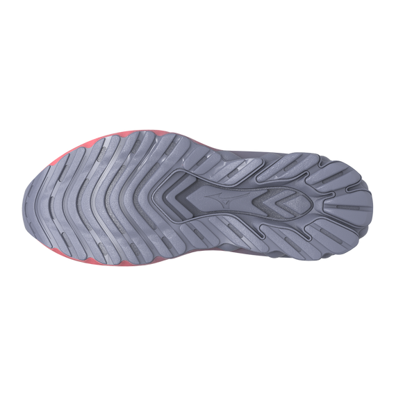 Buty do biegania damskie Mizuno WAVE SKYRISE 6 W Blue Granite/Icelandic Blue/Striking Coral