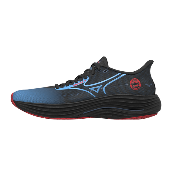 Buty do biegania Mizuno WAVE RIDER 29 AMSTERDAM Black/All Aboard/High Risk Red