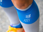 Opaski kompresyjne COMPRESSPORT R2V2 PACIFIC BLU/ALLOY