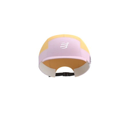 Czapka do biegania COMPRESSPORT 5 PANEL LIGHT CAP Buff Orange/Roseate