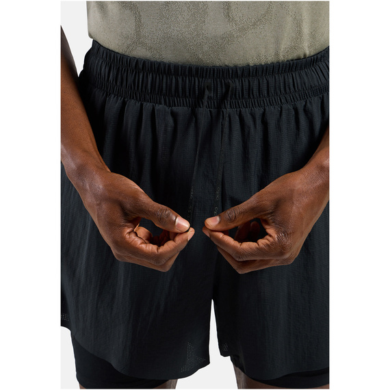 Spodenki męskie do biegania ODLO ZEROWEIGHT 5 INCH 2-in-1 short