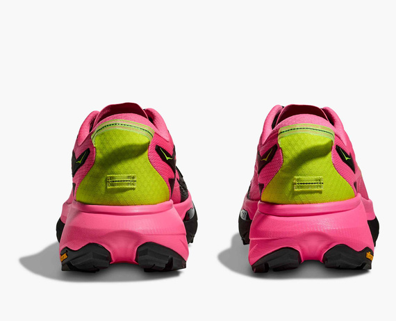 Buty do biegania damskie trailowe HOKA Mafate 5 Neon Rose/Black