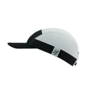 Czapka do biegania COMPRESSPORT 5 PANEL LIGHT CAP White/Black