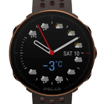 Zegarek treningowy z GPS POLAR VANTAGE M2 czarno-szary