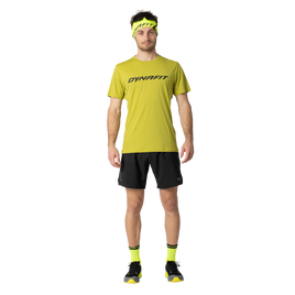 Koszulka do biegania DYNAFIT TRAVERSE T-Shirt M Golden Lime