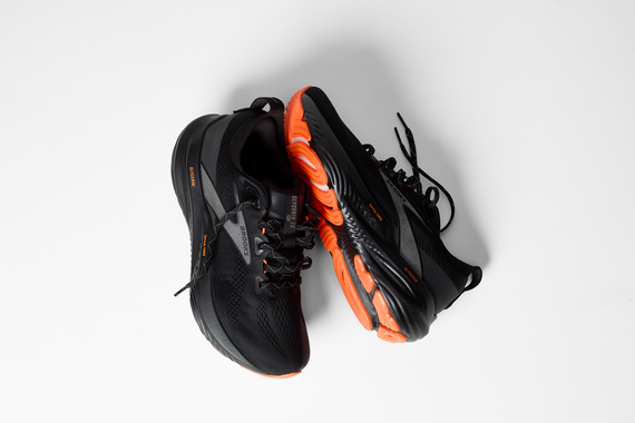 Buty do biegania damskie Brooks GLYCERIN 22 VISIBLE PACK Black/Orange