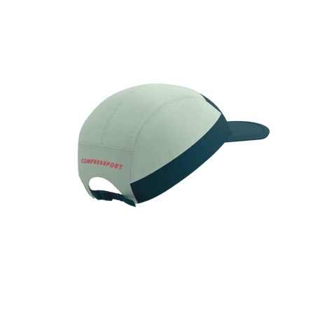 Czapka do biegania COMPRESSPORT 5 PANEL LIGHT CAP Stargazer/Aqua