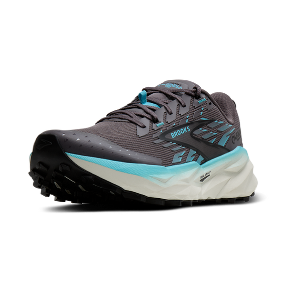 Buty do biegania trailowe damskie Brooks CASCADIA 19 Rabbit/Black/Bluefish