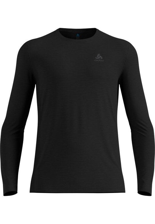 Koszulka termoaktywna z długim rękawem męska ODLO Merino 160 BL Top Crew Neck l/s czarna