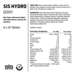 Tabletki nawadniające SIS GO HYDRO Jagoda, 20x4,2g