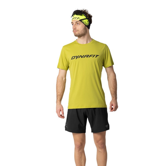 Koszulka do biegania DYNAFIT TRAVERSE T-Shirt M Golden Lime